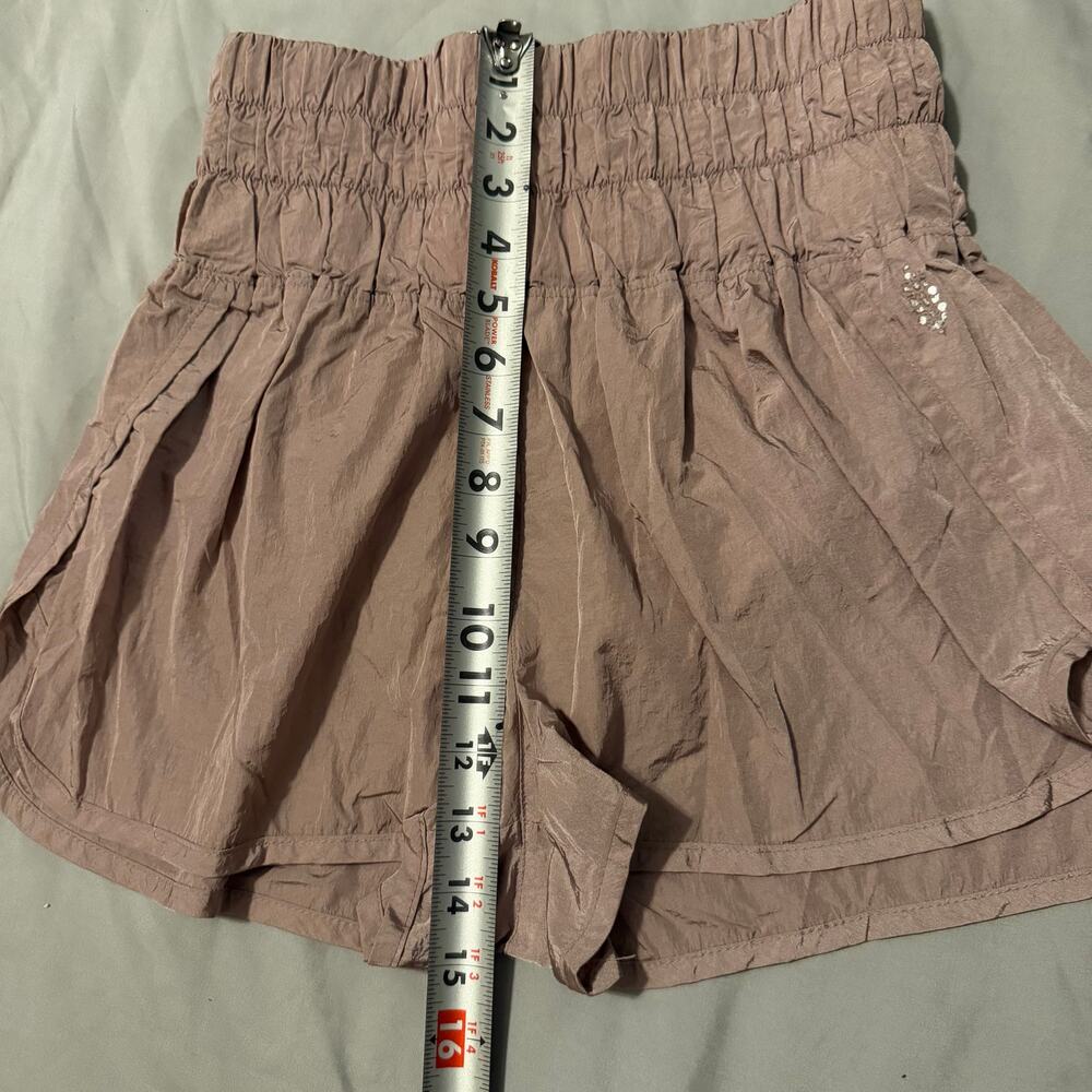 Free People FP Movement Mauve Athletic Shorts Medium Lined Running - Picture 9 of 11